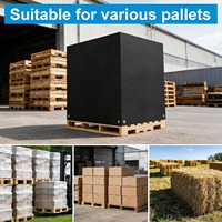 Bâche de protection OEM en PE argenté, robuste et imperméable, pour palettes, construction, stockage extérieur, tentes et sacs