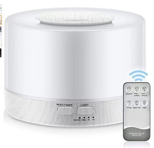 7 <span class=keywords><strong>Led</strong></span> màu độ ẩm không khí khuếch tán hương thơm 1000ml điều khiển từ xa tinh dầu gỗ thơm điện máy lọc hương liệu - Product Image 1