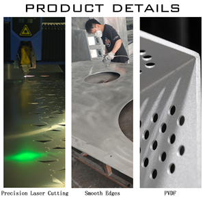 Nhôm Mặt Tiền 3D Bảng Điều Chỉnh Bên Ngoài Bức Tường Trang Trí Tấm Chống Thấm Nước Chống Ăn Mòn Rèm Tường Nghệ Thuật Gallery Thương Mại - Product Image 5