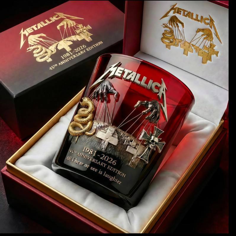 Verre à vin à reflets métalliques