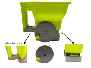 Épandeur de fumier et de semences manuel pour jardin, 3L, économiseur d'énergie, épandeur d'<span class=keywords><strong>engrais</strong></span> rotatif pour <span class=keywords><strong>pelouse</strong></span> et ferme - Product Image 4