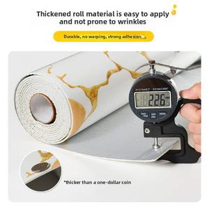 สติกเกอร์ติดผนังแบบม้วนมีกาวในตัวโฟมกันน้ำสำหรับใช้ในห้องเด็กและหอพักนักเรียน - Product Image 5