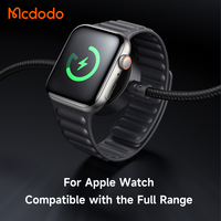 Câble de charge rapide et sécurisé tout-en-un Mcdodo 258 60W PD PPS LED USB-C vers C + charge sans fil et transfert de données 1,5 mètre