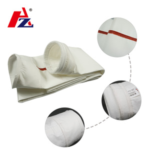 Sac filtrant de sac de Polyester de ventes directes d'usine pour le collecteur de poussière Applicable au traitement du bois d'acier de fer de ciment de chaux de mine - Product Image 1