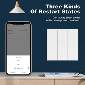 Thông minh khách sạn tường chuyển đổi ánh sáng ZigBee cảnh chuyển đổi 240V Max. current 16A tương thích cuộc sống thông minh app điều khiển bằng giọng nói Touch Panel - Product Image 4