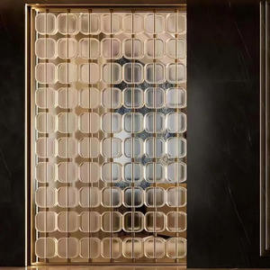 ผนัง<span class=keywords><strong>กั้น</strong></span><span class=keywords><strong>ห้อง</strong></span>แบบกระจกบล็อกเหล็กกล้าไร้สนิมขัดเงาตกแต่งตามสั่ง OEM ODM สำหรับงานวิศวกรรม - Product Image 4