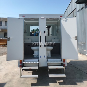 Baño Portátil, Ducha Exterior, Inodoro Móvil, WC para Camping, Caravana, Remolque de Lujo con Remolque Móvil - Product Image 5