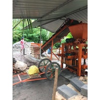 QTJ4-35 Machine à blocs de ciment abordable de 6 pouces : Prix d'usine, machine à fabriquer des briques creuses au prix le plus bas