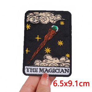 Patchs de cartes de tarot, patchs brodés personnalisés avec logo DIY pour vêtements, patchs thermocollants style western - Product Image 3