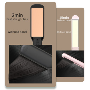 <span class=keywords><strong>Plancha</strong></span> de Pelo Profesional 2 en 1 para Cabello Liso y Rizado, Venta al por Mayor de Fábrica, Marca Privada, Cerámica Profesional - Product Image 6