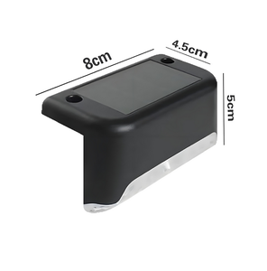 NOUVEAU <span class=keywords><strong>BAHE</strong></span> Lampes solaires LED d'extérieur IP65 pour marches d'escalier, clôture, lampes murales, lampes de route - Product Image 1