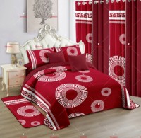Ensemble de draps de lit 12 pièces couette couvre-lit ensemble de literie avec rideaux assortis King Size