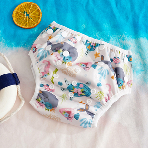 Elinfant Nouveaux Designs Couches de Bain et Couches pour Bébé Réutilisables à Surface Sèche, Pantalons de Bain en Tissu Réutilisables, Service OEM/ODM - Product Image 5