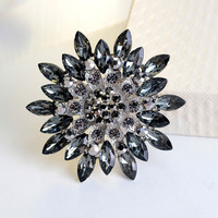Collier en métal incrusté de fleurs et de diamants pour femmes, style japonais et coréen, accessoires vestimentaires quatre saisons, modèle B023
