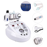 Mini appareil de microdermabrasion ultrasonique au diamant pour le lifting du visage et le peeling à jet d'oxygène avec soin des yeux pour usage commercial