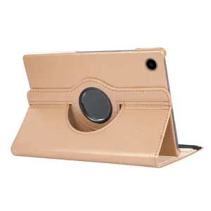Leather case for Samsung Galaxy Tab A8 10.5 inch X200 with belt and 360 rotate stand on back