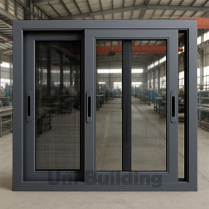 Finestre Scorrevoli <span class=keywords><strong>in</strong></span> <span class=keywords><strong>Alluminio</strong></span> con Doppio Vetro Temperato e Design a Rete per Sicurezza e Ventilazione <span class=keywords><strong>in</strong></span> Case e Appartamenti <span class=keywords><strong>Moderni</strong></span>, con Griglia - Product Image 2