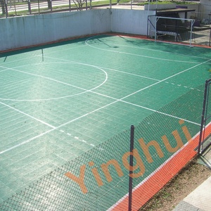 Carreaux antidérapants personnalisés en PP durable à bon prix Revêtement de sol intérieur extérieur multisports Revêtement de sol sportif - Product Image 2