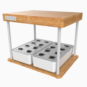 Sistema Hidropónico Inteligente con Lámpara <span class=keywords><strong>de</strong></span> Crecimiento para Plantas <span class=keywords><strong>de</strong></span> Bambú Jardín Hidropónico Inteligente para Escritorio <span class=keywords><strong>de</strong></span> Oficina Interior - Product Image 2