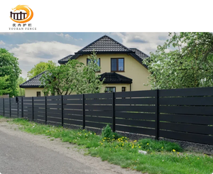 Patio Granja Diseño horizontal moderno Panel de valla de tira de aluminio Valla de privacidad de patio trasero a prueba de clima - Product Image 5