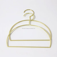 Nordic Semi-Circular Luxury Lady Metal Hanger Tie Rack Scarf Rack Belt Rack Silk Gold Scarf Hanger