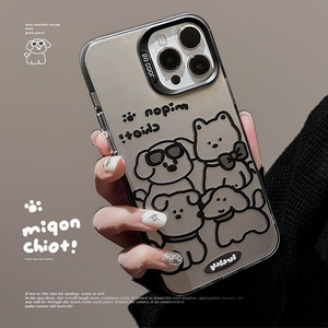 เคสโทรศัพท์สำหรับ <span class=keywords><strong>iPhone</strong></span> 16 15 14 13 12 PRO MAX <span class=keywords><strong>ปากกา</strong></span>ทาสีเคลือบสีเงิน - Product Image 2