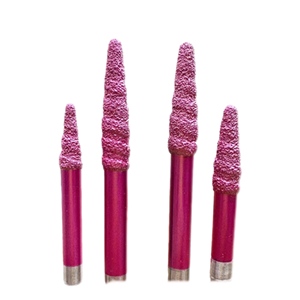 Kim cương hình nón đá cắt khoan bit tốc độ cao thép CNC Router đá phay <span class=keywords><strong>Cutter</strong></span> cho đá cẩm thạch Granite khắc OEM - Product Image 1