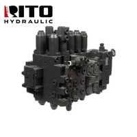 Vanne de commande directionnelle pour excavatrice RITO KMX15RA, ensemble de vanne hydraulique pour excavatrice SANY235, machines de construction, usage intensif