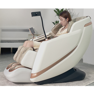 2024 calefacción eléctrica Gravity Sl-Track cuidado del cuerpo completo 5d Ai tablero de Control de voz música cero silla de masaje de gravedad para el cuerpo - Product Image 1