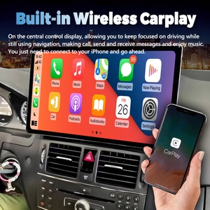 Reproductor Multimedia para Auto Android 14 Carplay de 13 Pulgadas para Mercedes Benz Clase C C180 C200 260 C300 Autoradio GPS Estéreo 2din HU - Product Image 3