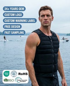 Gilet de protection en néoprène professionnel pour le wakeboard, veste de sauvetage avec protection en mousse segmentée pour hommes, jet ski, wakesurf - Product Image 1