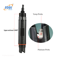 Untuk PH8012 Probe Kualitas Air Industri Online, Pengukur Suhu dan pH, Rentang 0-14pH, Akurasi 0.1pH, Suhu 0-60C, OEM ODM OBM
