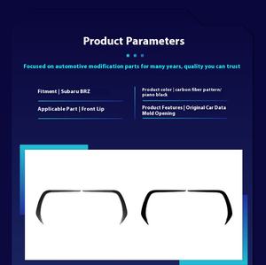 Aplicable a <span class=keywords><strong>Subarus</strong></span> BRZ 2021 + alas laterales del parachoques delantero rejillas de ventilación delanteras y cortinas de aire piezas de modificación de pegatinas de coche - Product Image 3