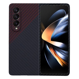 เคสโทรศัพท์คาร์บอนไฟเบอร์ MOQ 1ชิ้น,เคสโทรศัพท์สำหรับ Galaxy <span class=keywords><strong>Z</strong></span> Fold <span class=keywords><strong>4</strong></span>กล้องหลุมใหญ่อะรามิดไฟเบอร์ - Product Image 6