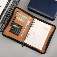 Ensemble de carnets en cuir PU personnalisés en gros, format A5, bloc-notes professionnel, cadeau de bureau, personnalisable avec LOGO