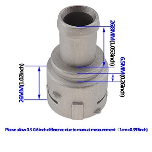 Conexión en <span class=keywords><strong>T</strong></span> para Manguera de Agua de Automóvil, Compatible con Volkswagen <span class=keywords><strong>Bora</strong></span>, Passat, Polo y Golf, 3B0122291B - Product Image 2