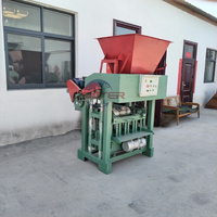 Idées de Qmj4-35 pour petites entreprises Gagnez de l'argent à la maison Machine de fabrication de briques en blocs Machines de matériaux de construction
