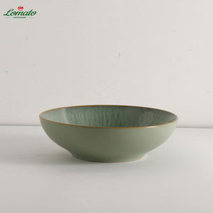 Vaisselle de table glaçure réactive d'inspiration vintage Ensembles de vaisselle durables sans BPA pour les banquets de mariage et les réceptions de style jardin - Product Image 3