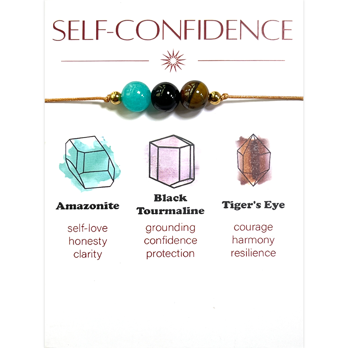 Bracelet multicolore pour la confiance en soi