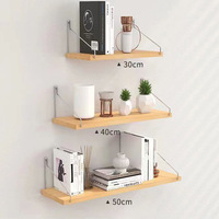 Étagère murale en bois écologique moderne multifonctionnelle pour le rangement et l'organisation à domicile, idéale pour la salle de séjour
