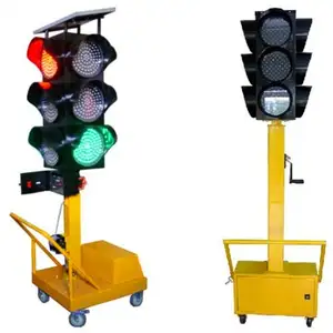 Road Industri Programmable Battery Led Solar Traffic Light