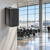 Système de sonorisation professionnel certifié ROHS pour l'extérieur, amplificateur audio, coque en métal, équipement de sonorisation mural en plastique