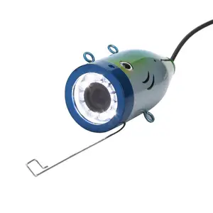 Venta caliente 15M 7 "Monitor 1000TVL Video Fish Finder, cámara de pesca en hielo con 12 luces de lámpara LED