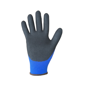 Gants de travail en nitrile sablé DDSAFETY OEM, gants de sécurité avec paume enduite de nitrile noir, gants industriels respirants antidérapants - Product Image 5