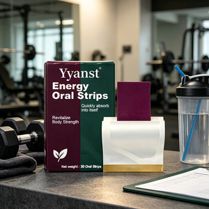 Tiras de Película Oral Disolubles con Mezcla Botánica, 30 Unidades, Suplemento Dietético para Adultos, Caja de Papel Dividida en Verde y Morado, Marca Privada OEM - Product Image 2