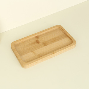 Bamboo Serving <b>Tray</b> Rectangular 9x6x1Cm Household Dessert Plate <b>Tea</b> <b>Tray</b> Fruit Plate Dry Brewing <b>Tray</b> - Product Image 4