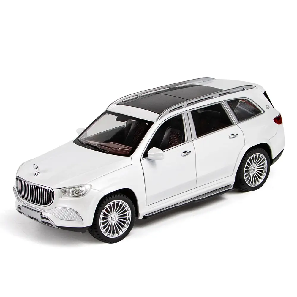 (bracket boxed) simulation 1:24 Maybach gls600 alloy automobile model die-casting toy collection children's gift