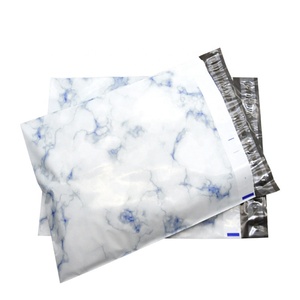 Ready to Ship Orange Poly Mailer Shopping Bag Customised Marble Mailer Shoe Box Mailing Bags