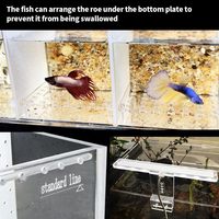 ZMaker nouveau bureau acrylique réservoir de poissons Betta Aquarium réservoir de poissons incubateur boîte d'isolation petit réservoir d'aquarium écologique