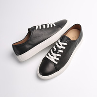 Nouvelle conception, chaussures de marche respirantes pour hommes grande taille, en cuir de vache véritable, à lacets, style Oxford, pour affaires et occasions décontractées